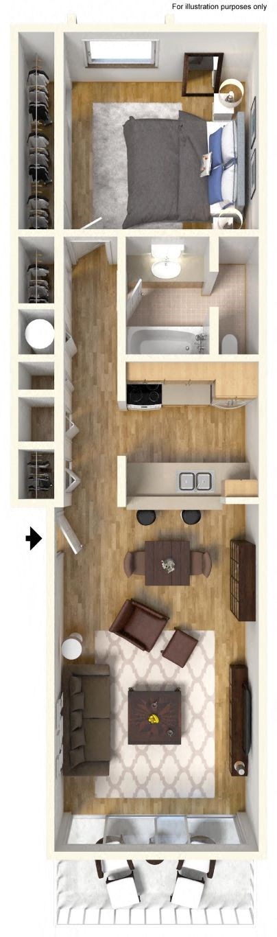 1Bed 1Bath Birch at The Meadows at Westlake Village Apartments, Westlake Village, CA